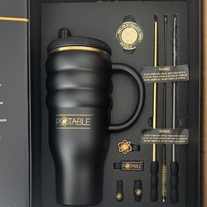 Triple Ripple: Odyssey 40 oz Tumbler - Black